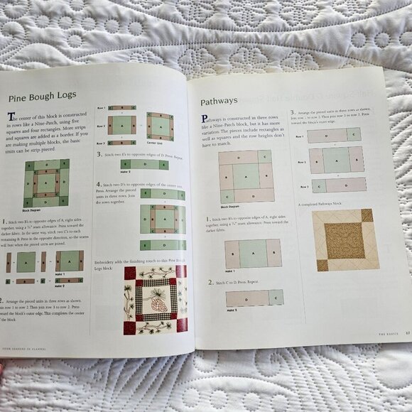 Four Seasons In Flannel Quilting Book By Jean Wells & Lawry Thorn - 23 Projects - Picture 5 of 10